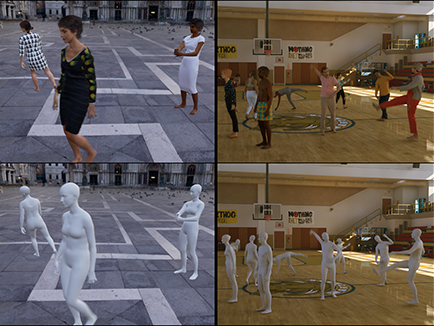 {BEDLAM}: A Synthetic Dataset of Bodies Exhibiting Detailed Lifelike Animated Motion