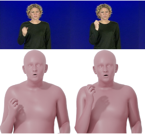 Reconstructing Signing Avatars from Video Using Linguistic Priors